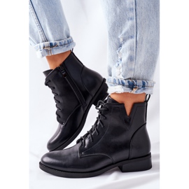 S.Barski Botines de mujer clásicos Jodhpur S. Barski Bello negro 3