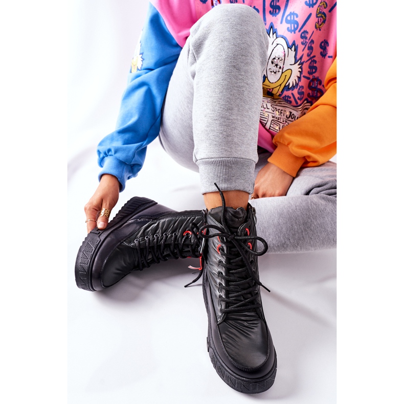 PB1 Black Cascia Trappers para mujer negro 1