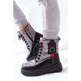 PB1 Mujeres Silver Cascia Trappers negro gris 4