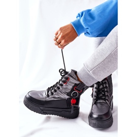 PB1 Mujeres Silver Cascia Trappers negro gris 1