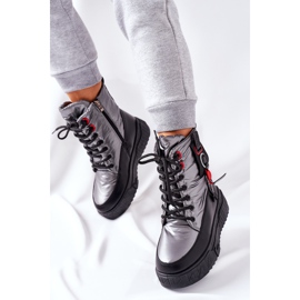 PB1 Mujeres Silver Cascia Trappers negro gris 2
