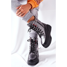 PB1 Mujeres Silver Cascia Trappers negro gris 3