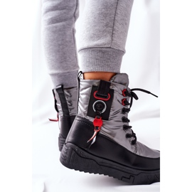 PB1 Mujeres Silver Cascia Trappers negro gris 6