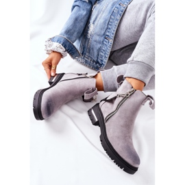 PS1 Botas abrigadas con cremallera Gris Cortona 1