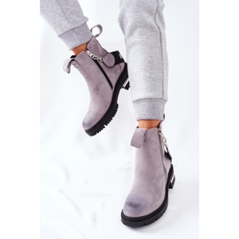 PS1 Botas abrigadas con cremallera Gris Cortona 3