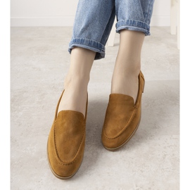 Mocasines Downtown tacón plano camel marrón 1 Mocasines Downtown tacón plano camel marrón 1