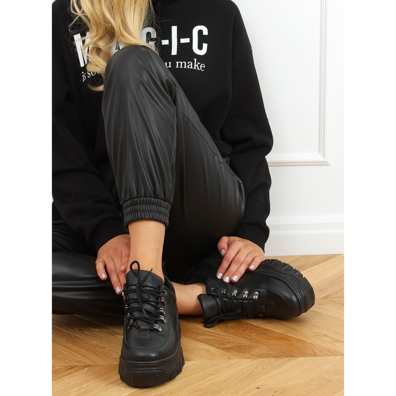 Deportivo negro de suela alta 6291 Negro 2