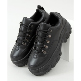 Deportivo negro de suela alta 6291 Negro 3