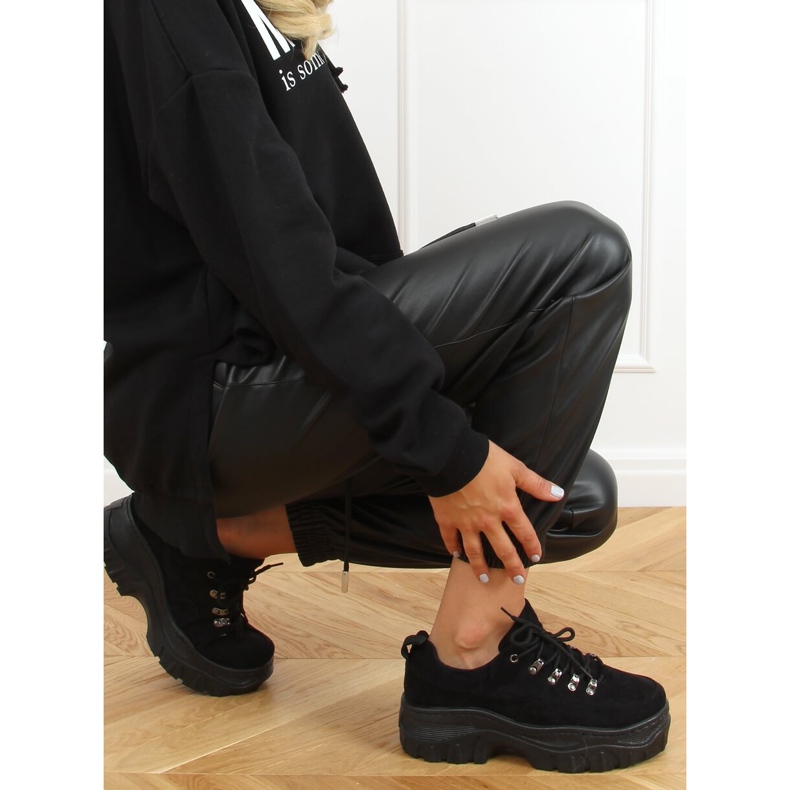 Negro 6290 Zapatillas deportivas negras de suela alta 2 Negro 6290 Zapatillas deportivas negras de suela alta 2