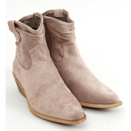 Botas camperas de mujer beige 99-65 Taupe 2