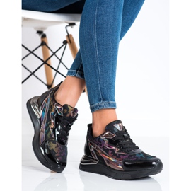 Zapatillas Con Efecto Holo VINCEZA negro 3