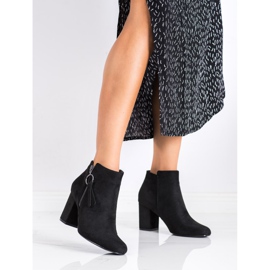 Goodin Botas de gamuza clásicas en un poste negro 2