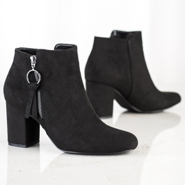 Goodin Botas de gamuza clásicas en un poste negro 1
