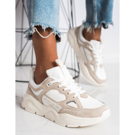 Zapatillas de Mujer Big Star GG274657 beige marrón 3