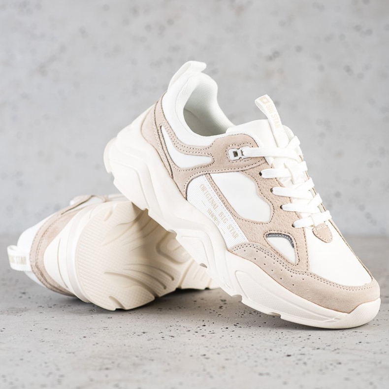 Zapatillas de Mujer Big Star GG274657 beige marrón 1