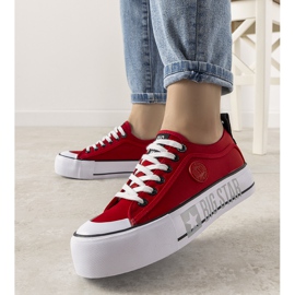Zapatos deportivos Alexa Red Big Star para mujer rojo 1