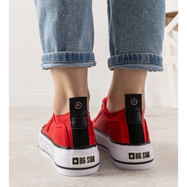 Zapatos deportivos Alexa Red Big Star para mujer rojo 2