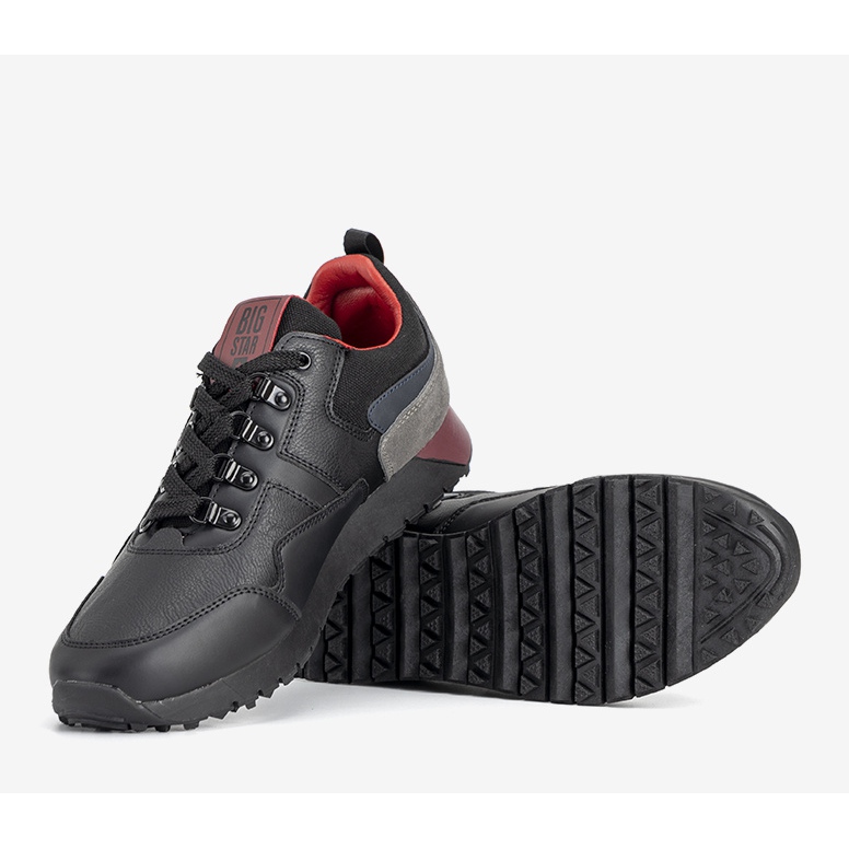 Zapatillas deportivas Sergio Black Big Star de hombre negro 1