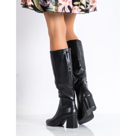 M.Daszyński Botas cálidas en Spitz negro 2 M.Daszyński Botas cálidas en Spitz negro 2