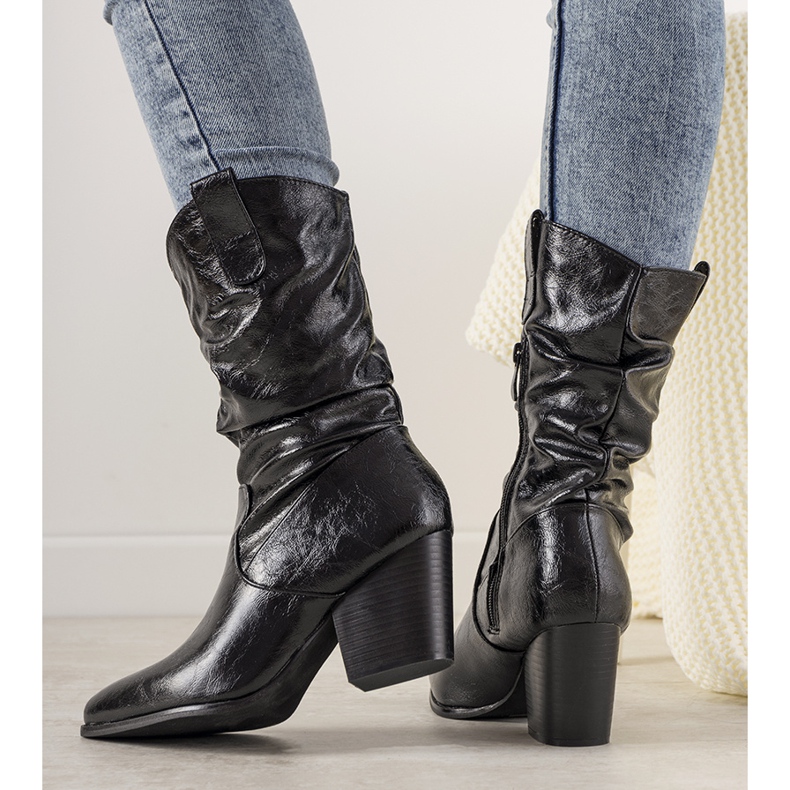 Bota cowboy Blown mujer negra negro 1