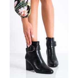 SHELOVET Botas clásicas con hebilla negro 4