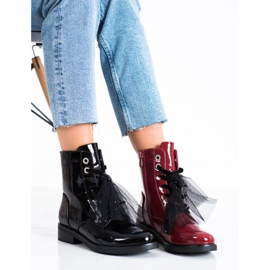 Botas VINCEZA elegantes con cordones negro 2 Botas VINCEZA elegantes con cordones negro 2