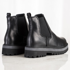 SHELOVET Botas en la plataforma negro 1