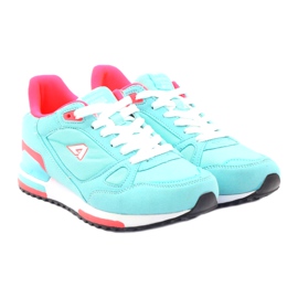 American Club ADI Sports empató American 1637 Mint blanco verde multicolor rosado 4