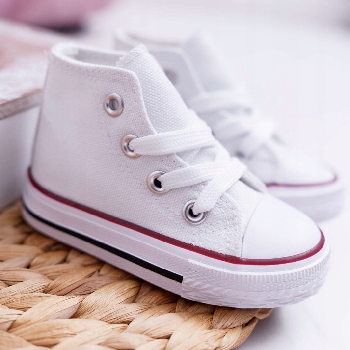 FRROCK Zapatos deportivos clásicos Filemon blancos altos para niños 2