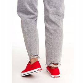 Zapatillas de mujer Low Big Star Red DD274339 rojo 2