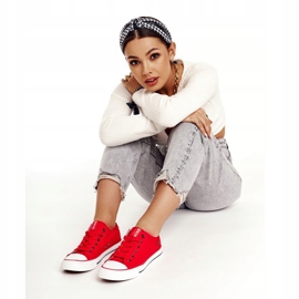 Zapatillas de mujer Low Big Star Red DD274339 rojo 3