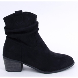 Botas negras de tacón bajo Z1165 Black negro 3
