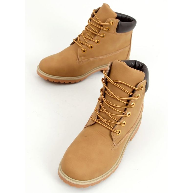 Botas de madera camel F662 Camel marrón 1