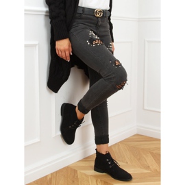 Zapatos con cordones negros 8321 Black 3