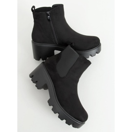 Botines Chelsea negros con suela gruesa CH19201 Negro 3