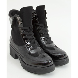 Botas de suela gruesa KL-757 Negro 3