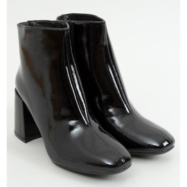Botas de tacón lacado negro A-323 Black 3