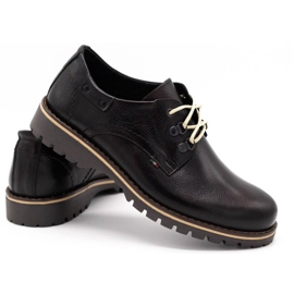 Olivier Zapatos botines de cuero para hombre 812MP kabir marrón negro 4