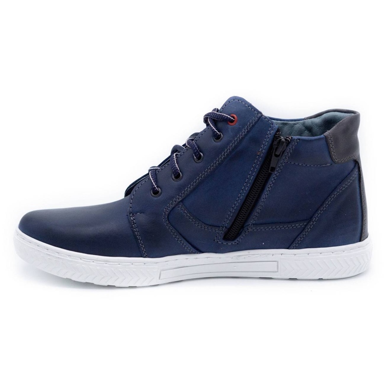 Polbut Zapatos de invierno para hombre J47F azul marino 1