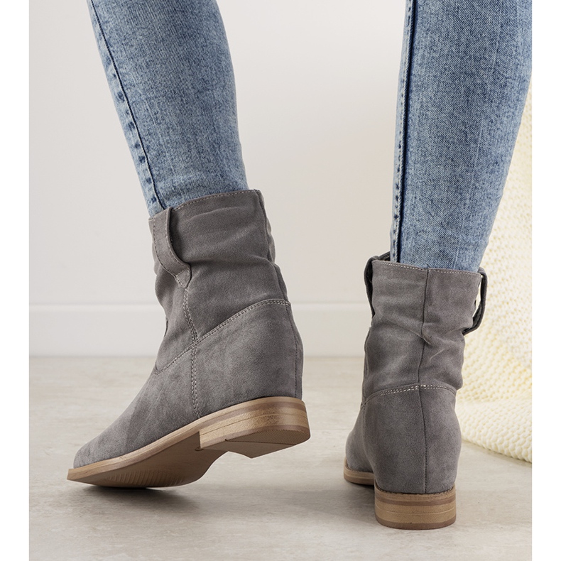 Botas de mujer violetta gris 1