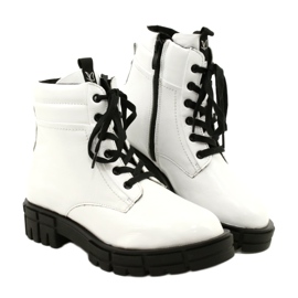 Botas de mujer pintadas Caprice 9-25252-27 122 White blanco 4