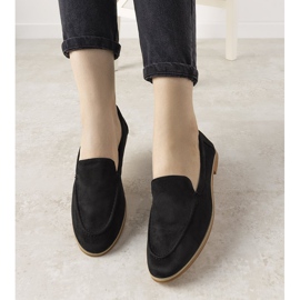 Mocasines negros de tacón plano Downtown 1