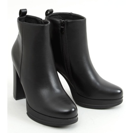 Black 9606 Botas plataforma negras negro 3