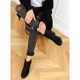 Botas negras de tacón 9B1003 Black negro 1