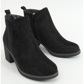 Botas negras de tacón 9B1003 Black negro 3