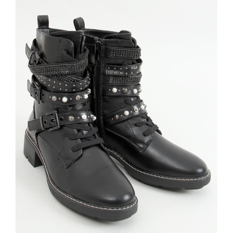 Botas militares negras 688-204 Negra negro 1