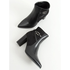 Botas de tacón negras E9306 Black negro 1