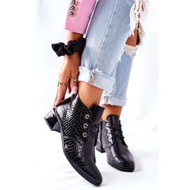 Vinceza Botas negras de tacón alto Albeq negro 2