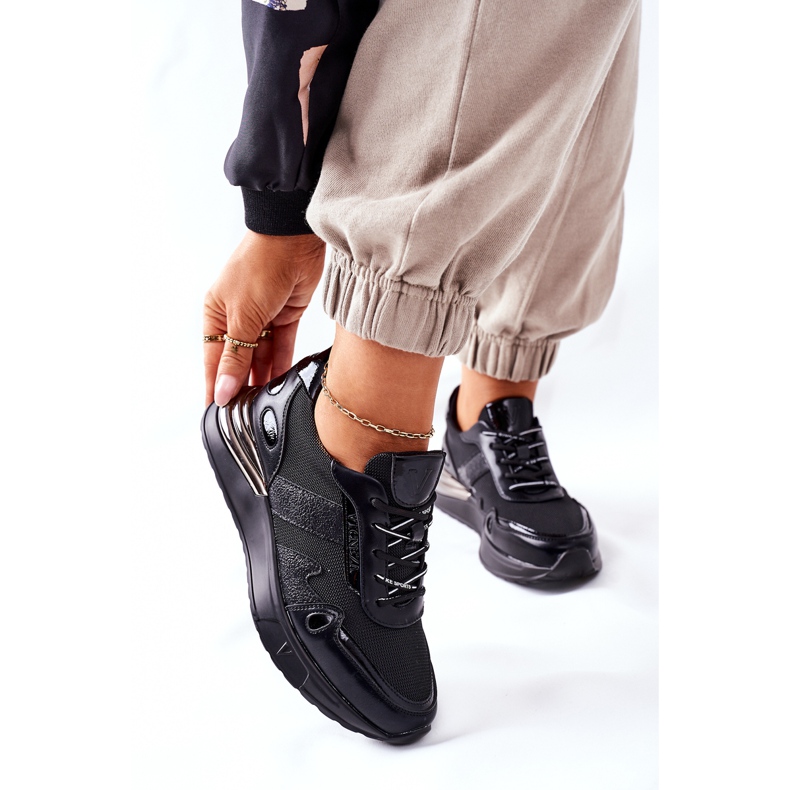 Vinceza Zapatillas Deportivas Mujer Zapatillas Negras Manitoba negro 2