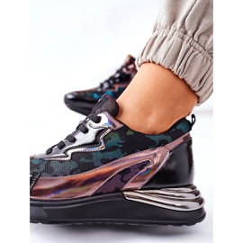 Vinceza Zapatos Deportivos De Mujer Sneakers Negro Multi Buckland 1